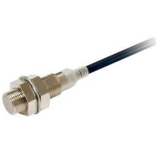 Omron Threaded Barrel Inductive Proximity Sensor M12, NPN Output, 30V DC, 4mm Sensing Distance, 200mA E2E-X4C112 2M