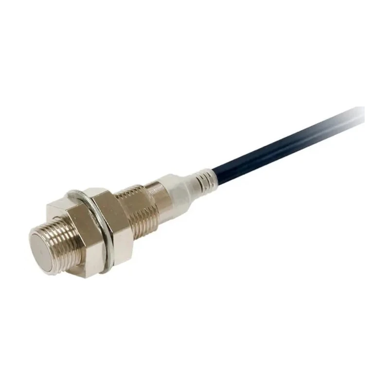Omron Threaded Barrel Inductive Proximity Sensor M12, NPN Output, 30V DC, 4mm Sensing Distance, 200mA E2E-X4C112 2M