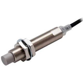 Omron Threaded Barrel Inductive Proximity Sensor, M12, 8mm Sensing, PNP Output, 30V DC, 5m Cable, E2E-X8MB1TL12 5M