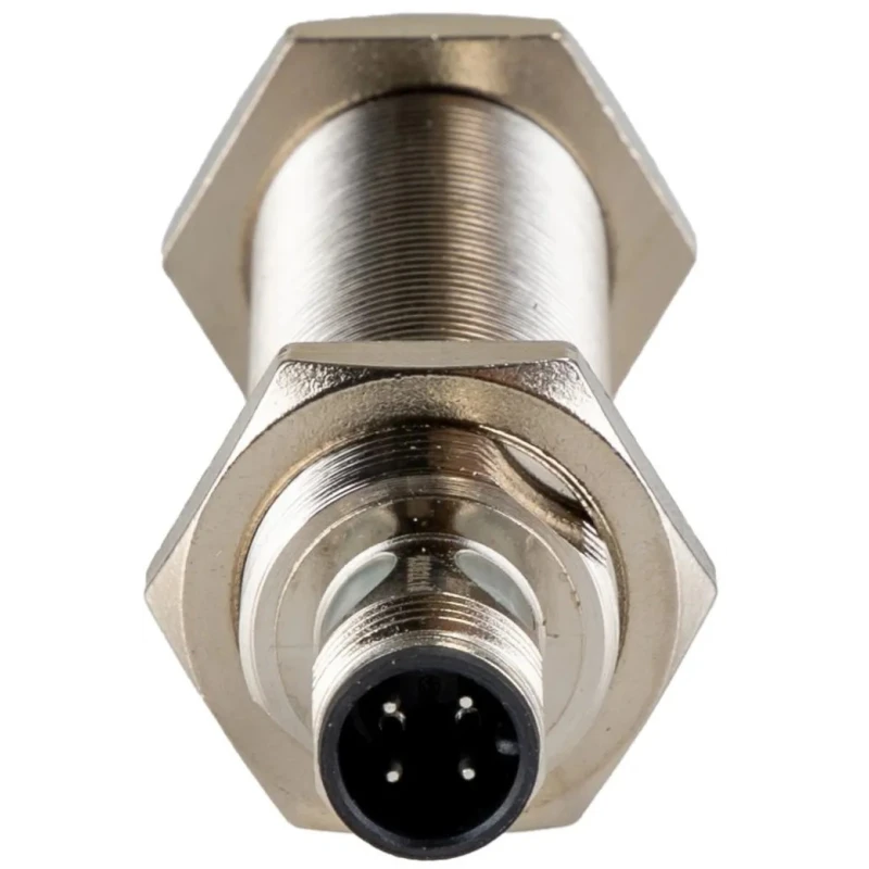 Omron Threaded Barrel Inductive Proximity Sensor, M18, PNP, 8 mm Detection, 30V DC, Brass Body, IP67/IP69K, E2E-X8B2L18-M1