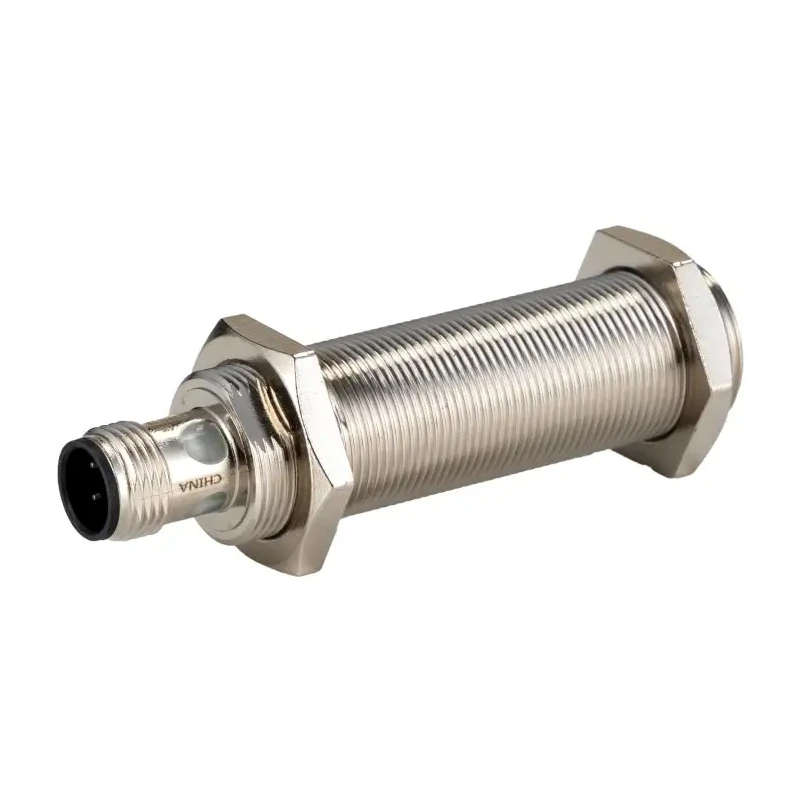 Omron Threaded Barrel Inductive Proximity Sensor, M18, PNP, 8 mm Detection, 30V DC, Brass Body, IP67/IP69K, E2E-X8B2L18-M1
