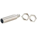 Omron Threaded Barrel Inductive Proximity Sensor, M18, PNP, 8 mm Detection, 30V DC, Brass Body, IP67/IP69K, E2E-X8B2L18-M1