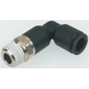 Legris LF3000 Series Pneumatic Male Fitting, 1/4 in R Thread, Glass Reinforced Nylon, Push-In, 6 mm Tube, MPN 