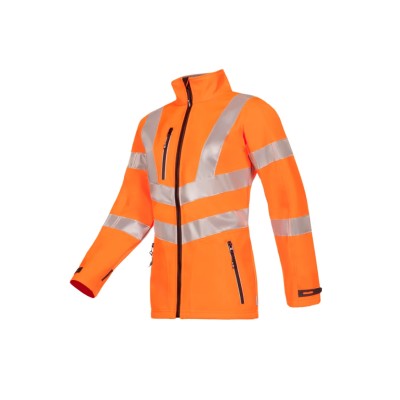 Sioen Jerica Hi Vis Jacket for Women, Orange, Size M, Waterproof Polyester, S101-547A-M