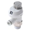 SMC AS-FS Series Elbow Type Speed Controller, Maximum Operating Pressure 1 MPa, Steel Wire Rope & Stainless AS4201FS-04-10