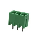 RS PRO Euro Blocks Series Pluggable Terminal Block, 3-Contact, 3.81 mm Pitch, 1 Row, Polyamide, Male, Vertical 237-8554