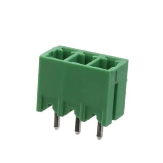 RS PRO Euro Blocks Series Pluggable Terminal Block, 3-Contact, 3.81 mm Pitch, 1 Row, Polyamide, Male, Vertical 237-8554