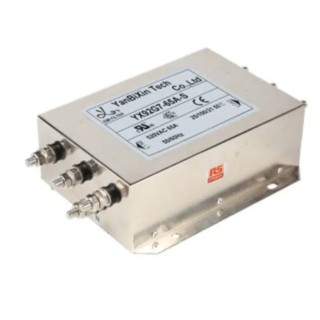 RS PRO Chassis Mount Power Line Filter, Screw Terminals, 65A, 520V AC, 50/60Hz, 3 Phase, 237-8777