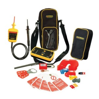 Martindale Proving Unit Kit VIPDLOK138-S, 3.5mA Test Current, 440V Output Voltage, LED Display, AA Battery, Lock Out Kit