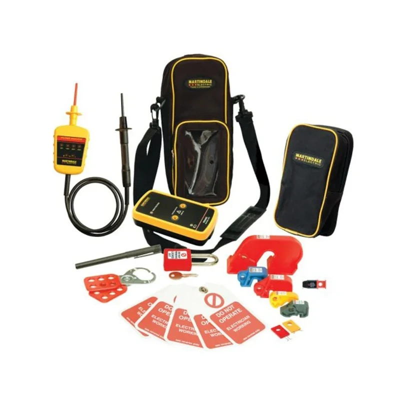 Martindale Proving Unit Kit VIPDLOK138-S, 3.5mA Test Current, 440V Output Voltage, LED Display, AA Battery, Lock Out Kit
