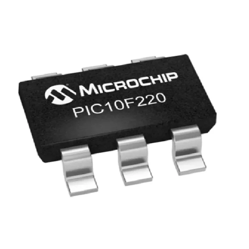 Microchip PIC10F220T-E/OT 8-Bit PIC Microcontroller, 8 MHz, 3072 bit FLASH, 6-Pin SOT-23