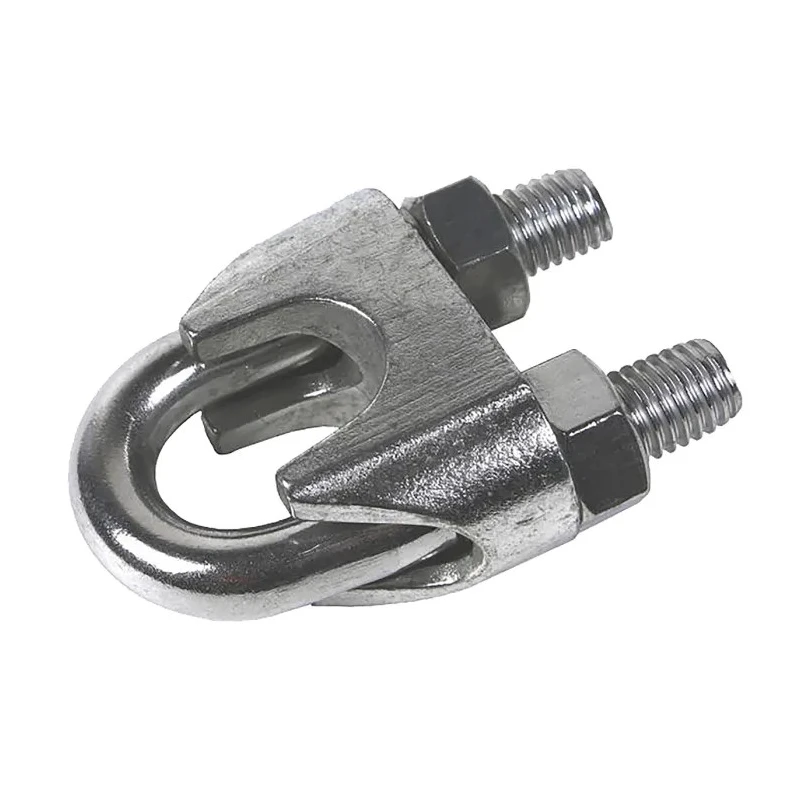 RS PRO Stainless Steel Wire Rope Clamp, 10 mm Diameter, Corrosion Resistant, 124-4799