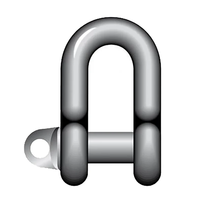RS PRO Steel D-Shackle, Screw Pin, Galvanised Finish, 0.75 t Safe Working Load 124-4810