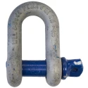 RS PRO D-Shackle Alloy Steel 6.5 t, Galvanised, Screw Pin 124-4831