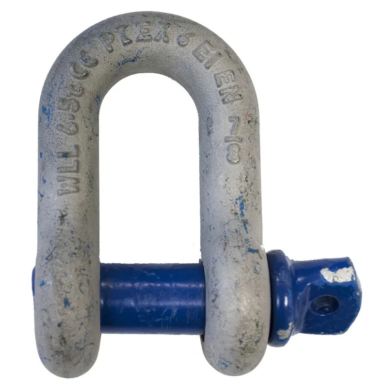RS PRO D-Shackle Alloy Steel 6.5 t, Galvanised, Screw Pin 124-4831
