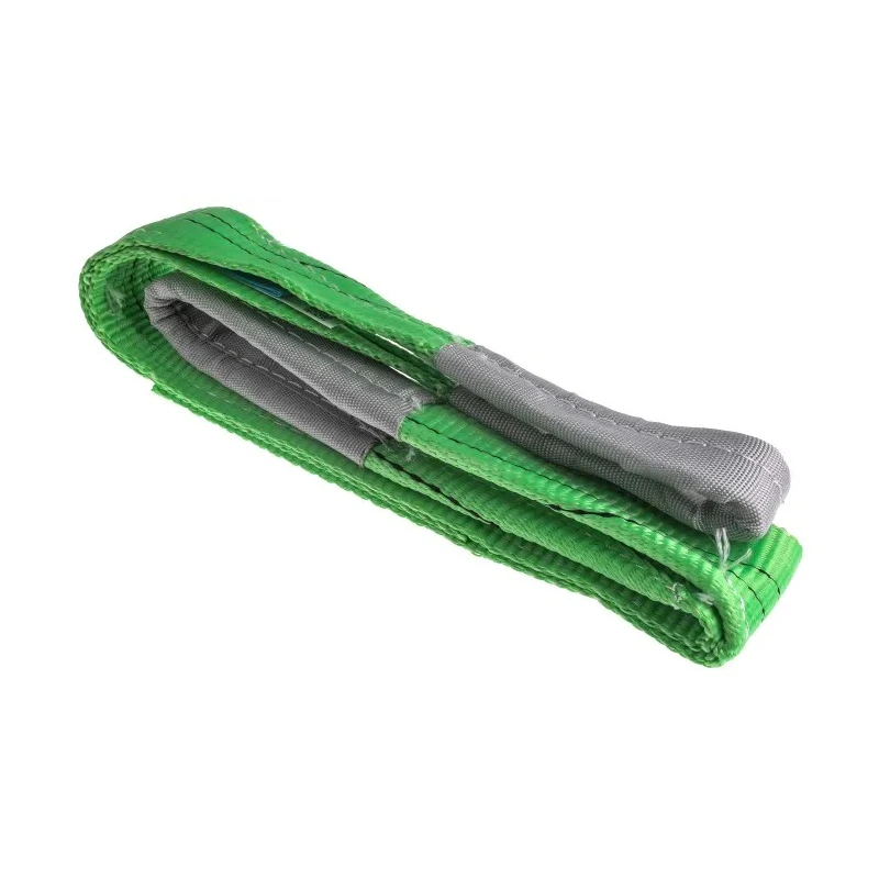 RS PRO 1 m Green Polyester Duplex Lifting Sling Webbing, 2 t, 60 mm, 124-4879