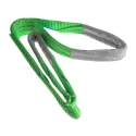 RS PRO 1 m Green Polyester Duplex Lifting Sling Webbing, 2 t, 60 mm, 124-4879