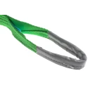 RS PRO 1 m Green Polyester Duplex Lifting Sling Webbing, 2 t, 60 mm, 124-4879