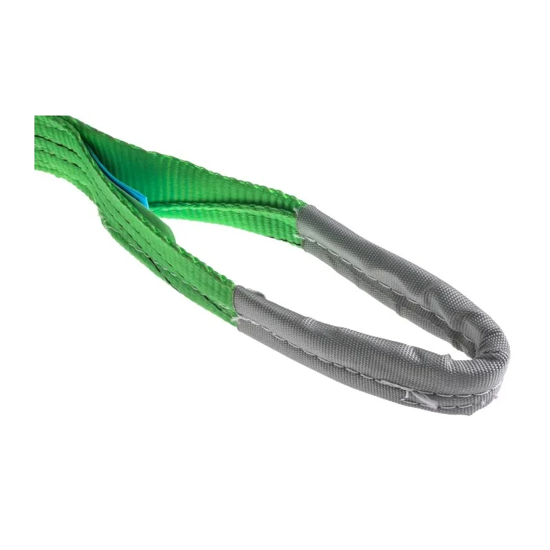 RS PRO 1 m Green Polyester Duplex Lifting Sling Webbing, 2 t, 60 mm, 124-4879