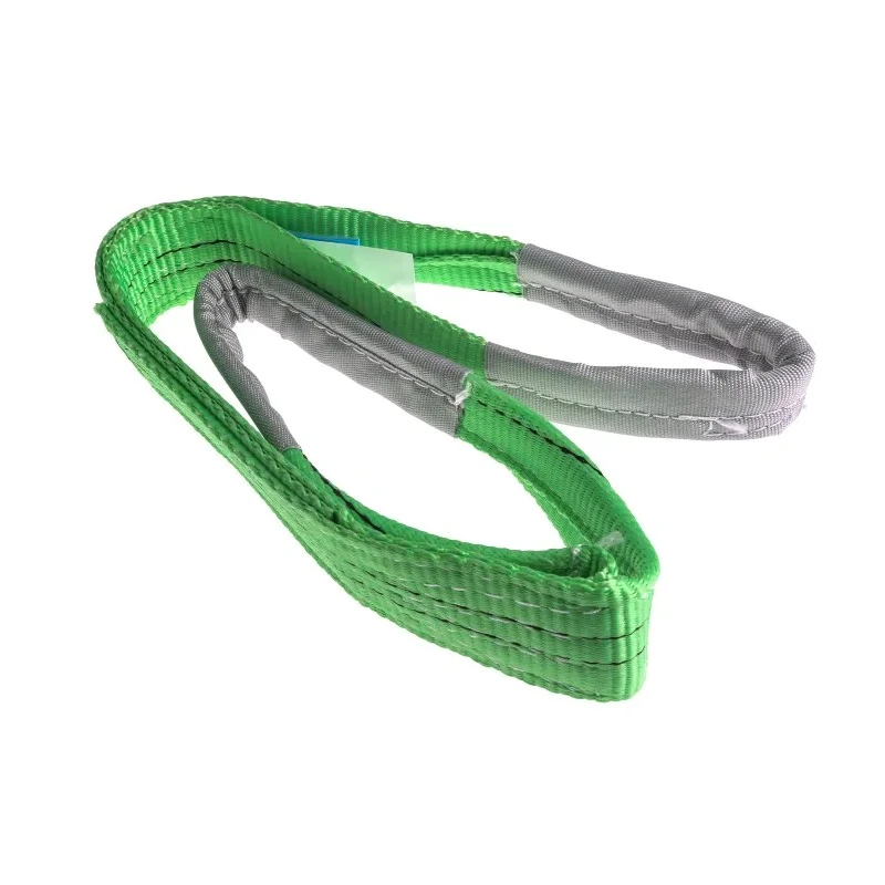 RS PRO 1 m Green Polyester Duplex Lifting Sling Webbing, 2 t, 60 mm, 124-4879
