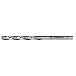 Facom Helical Twist Drill Bit Steel Cast Iron Aluminium 7.5mm Diameter Cylindrical Shank 4 Flutes 110mm Length 222A.T7.5