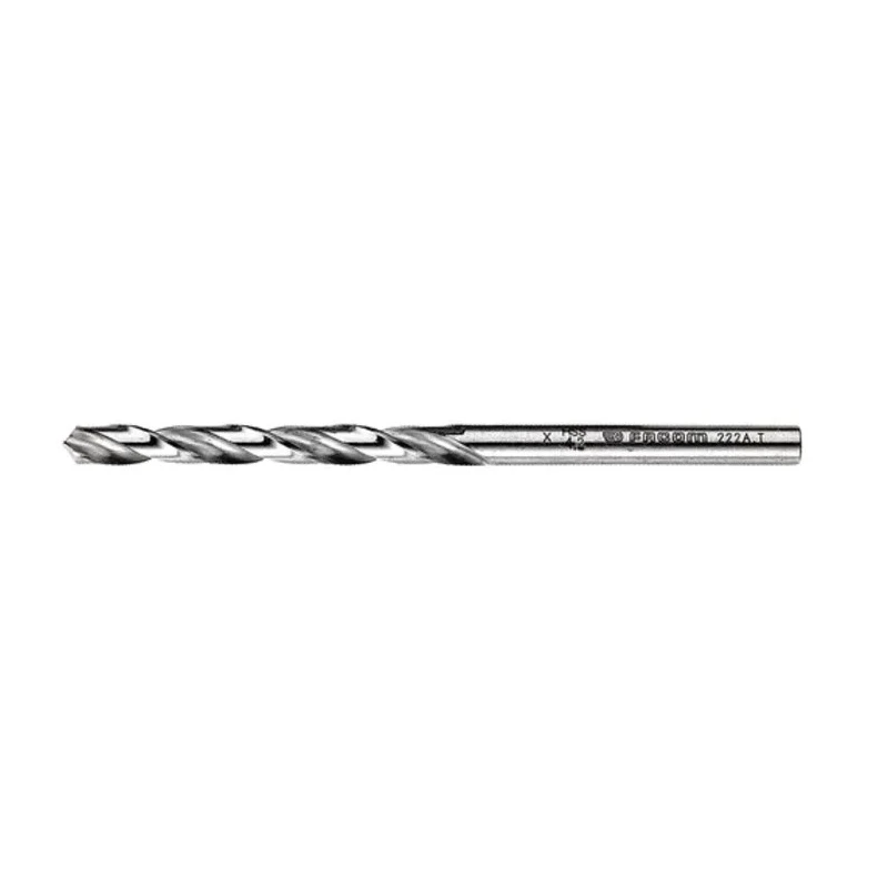 Facom Helical Twist Drill Bit Steel Cast Iron Aluminium 7.5mm Diameter Cylindrical Shank 4 Flutes 110mm Length 222A.T7.5