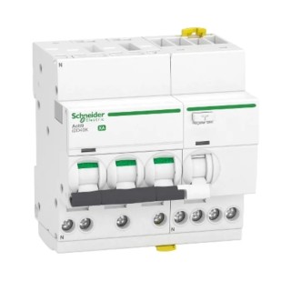 Schneider Electric Residual Current Circuit Breaker with Overload Protection, 16A, 3-Pole, 300mA, DIN Rail, 400V AC A9DS5716