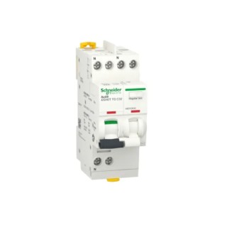 Schneider Electric Residual Current Circuit Breaker with Overload Protection, 20A, 1-Pole, 400V AC, 30mA, DIN Rail A9DV3620