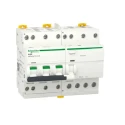Schneider Electric Residual Current Circuit Breaker with Overload Protection, 32A, 3 Pole, 400V AC, 30mA Trip, DIN A9DV3732