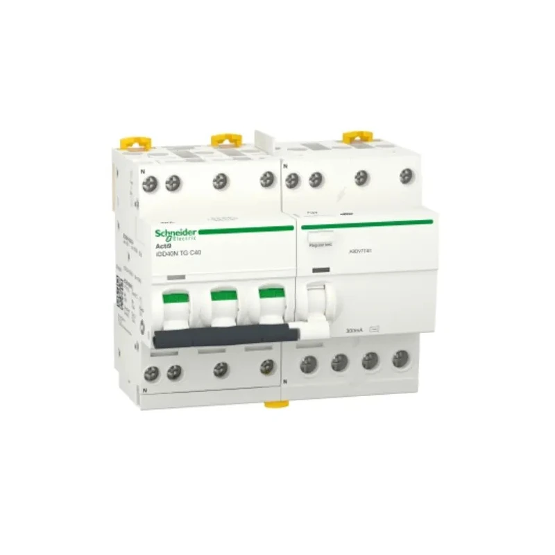 Schneider Electric Residual Current Circuit Breaker with Overload Protection, 40A, 3-Pole, 300mA, Type C, Acti9 A9DV7740