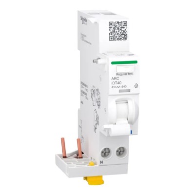 Schneider Electric Acti9 Active iDT40 Residual Current Device 40A 1-Pole 400V AC DIN Rail A9TAA1640