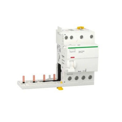 Schneider Electric Acti9 Series Residual Current Circuit Breaker 40A, 4-Pole, 30 mA, Type AC, DIN Rail, 500A 230V AC 