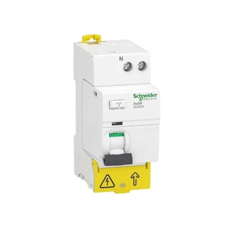 Schneider Electric Acti9 iIG40K Residual Current Circuit Breaker, 40A, 1-Pole, 300mA, Type AC, 500A, 230V AC A9R79640