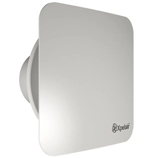 Xpelair C6 Square Ceiling, Panel, Wall, Window Extractor Fan 93172AW, 217 m³/h, 44 dBA, 150 mm Duct, 22W, IPX4, 230V