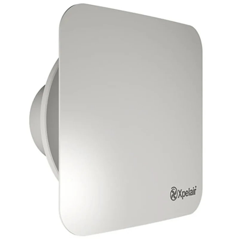 Xpelair C6 Square Ceiling, Panel, Wall, Window Extractor Fan 93172AW, 217 m³/h, 44 dBA, 150 mm Duct, 22W, IPX4, 230V