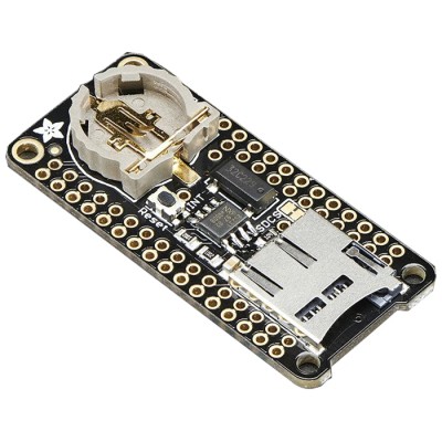 ADAFRUIT INDUSTRIES FeatherWing Datalogger Real Time Clock Add-On Board for PCF8523, Compatible with Feather 2922