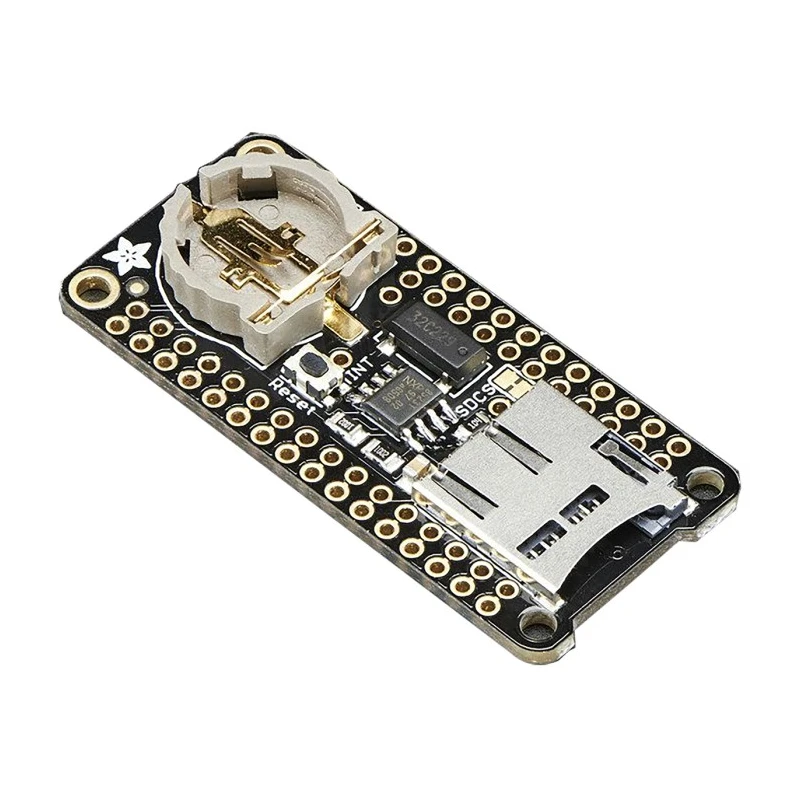 ADAFRUIT INDUSTRIES FeatherWing Datalogger Real Time Clock Add-On Board for PCF8523, Compatible with Feather 2922