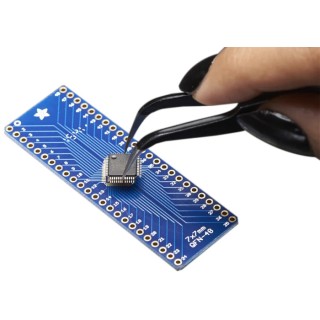Adafruit Industries Breadboard Surface Mount Breakout PCB, 48-QFN/TQFP, 3 PCS, RoHS 1377