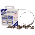 Jubilee Stainless Steel Hose Clip Banding Set 11 Pieces, 9.5–25 mm MB1607