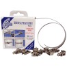Jubilee Stainless Steel Hose Clip Banding Set 11 Pieces, 9.5 - 25 mm MB1607