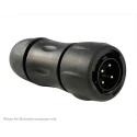 Souriau Sunbank by Eaton Circular Connector, 4 Contacts, Cable Mount, Male Socket, IP68/IP69K, 16A, 300V UTS6JC12E4P