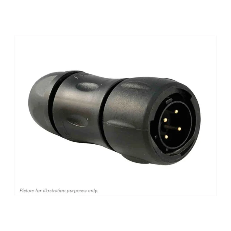 Souriau Sunbank by Eaton Circular Connector, 4 Contacts, Cable Mount, Male Socket, IP68/IP69K, 16A, 300V UTS6JC12E4P