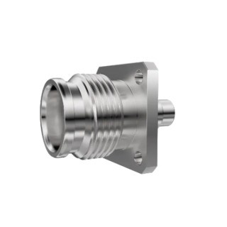 Telegartner 2.2-5 Series Panel Mount Female Coaxial Connector 50Ω Straight Solder J01461A0006