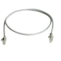 Telegartner Cat6 Ethernet Cable RJ45 Male to RJ45 Male, 1m, Grey, Unshielded, LSZH L00002A0219