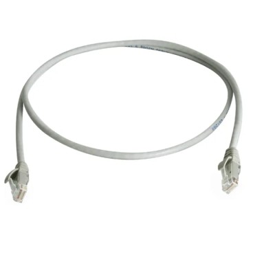 Telegartner Cat6 Ethernet Cable RJ45 Male to RJ45 Male, 1m, Grey, Unshielded, LSZH L00002A0219