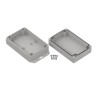 RS PRO Polycarbonate Enclosure Transparent Lid IP67, Light Grey, Wall Mount 150x100x60mm ZP150