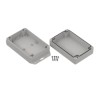 RS PRO Polycarbonate Enclosure Transparent Lid IP67, Light Grey, Wall Mount 150x100x60mm ZP150