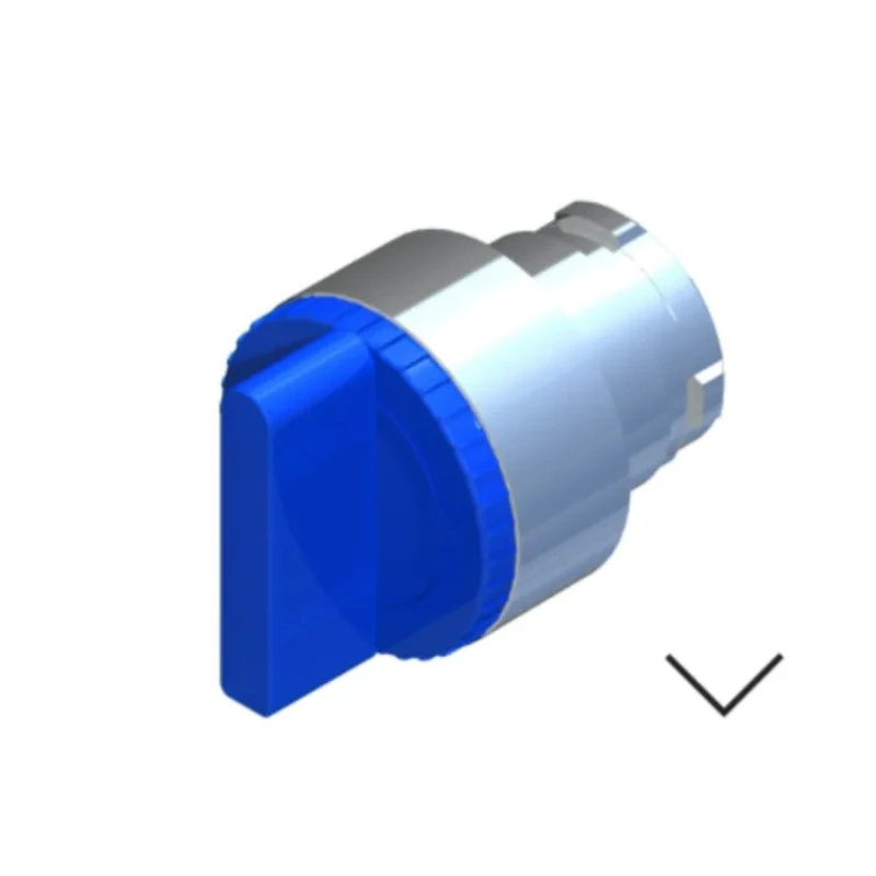 RS PRO 2 Position Illuminated Selector Switch Head, 22.5 mm Cutout, Blue Handle, Maintained, IP65 238-3913
