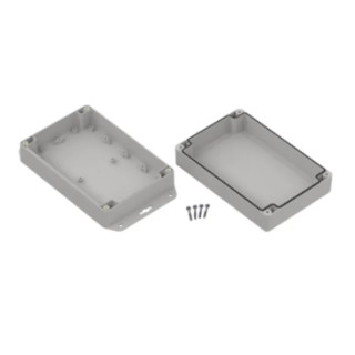 RS PRO Light Grey ABS Hermetic Enclosure Transparent Lid IP67 Wall Mount ZP180