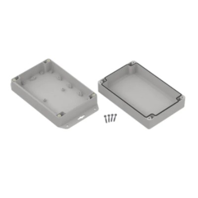RS PRO Light Grey ABS Hermetic Enclosure Transparent Lid IP67 Wall Mount ZP180